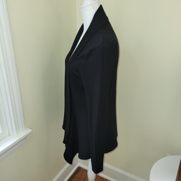 89th & Madison Black Sweater Open Cardigan Fine Knit Women's Size M - Picture 3 of 11